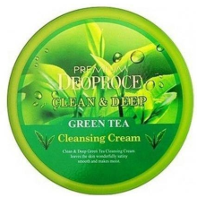Крем для лица очищающий ЭКСТРАКТ ЗЕЛЕНОГО ЧАЯ Premium Clean & Deep Green Tea Cleansing Cream
